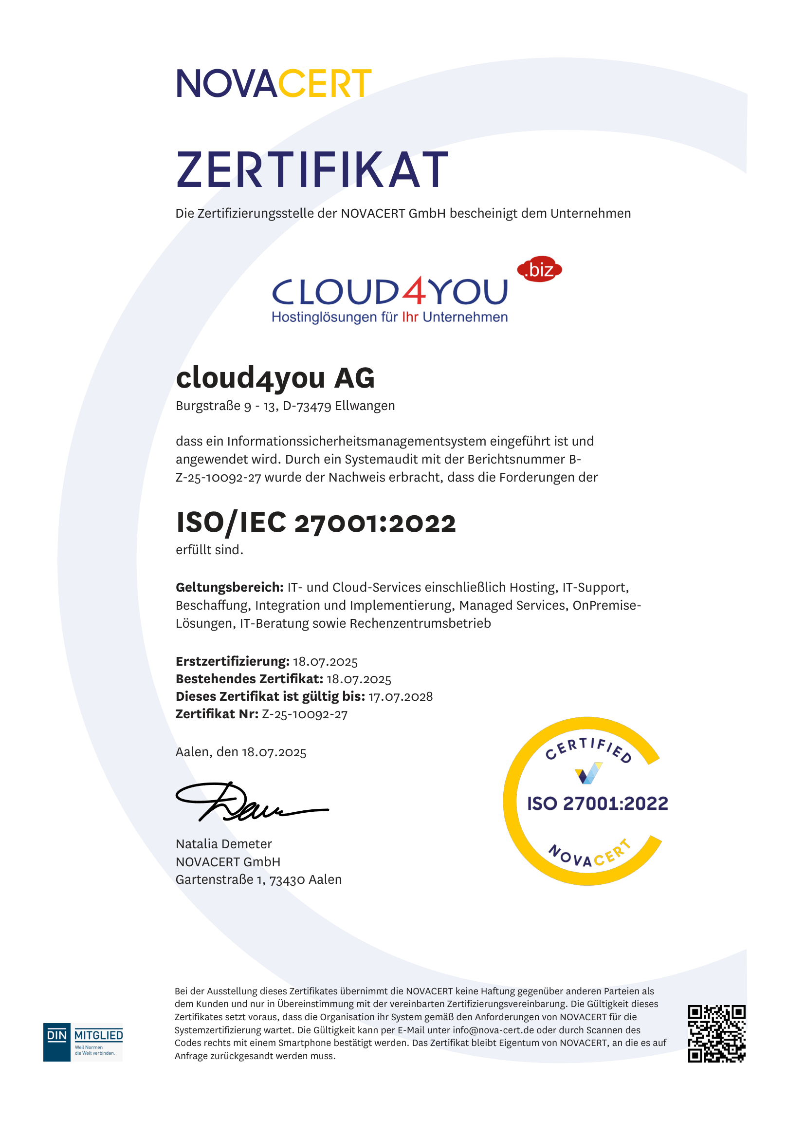 00000_ PUB_ 280718_ Zertifikat 27001_cloud4you-1
